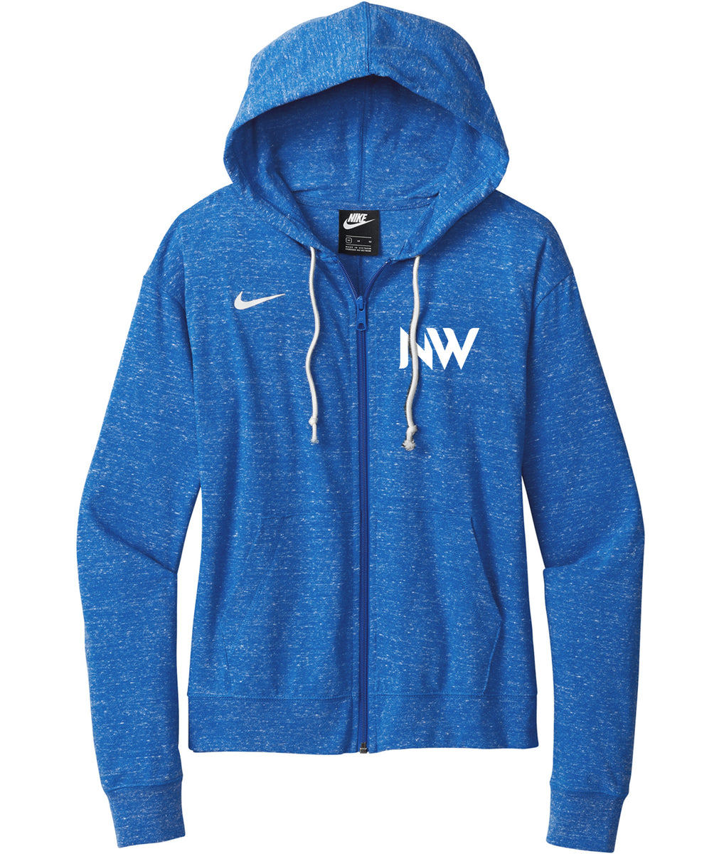 Wolves Womens Nike Gym Full-Zip Hoodie – Northwest Letterman Locker