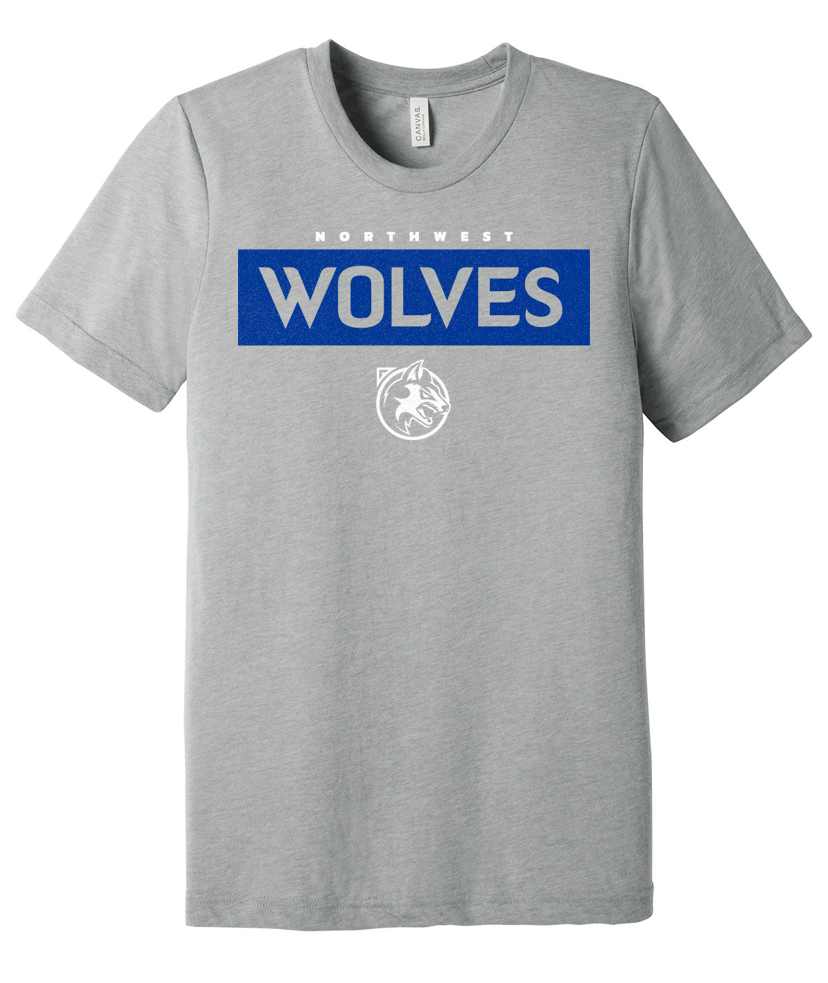 Wolves Stripe Softstyle Tee