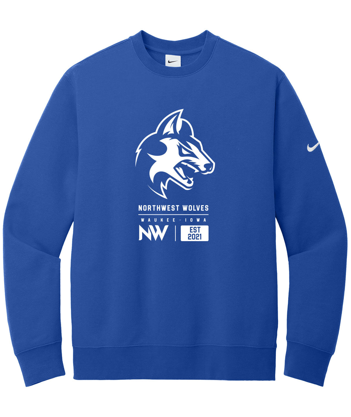 Wolves Customizable Nike Crewneck