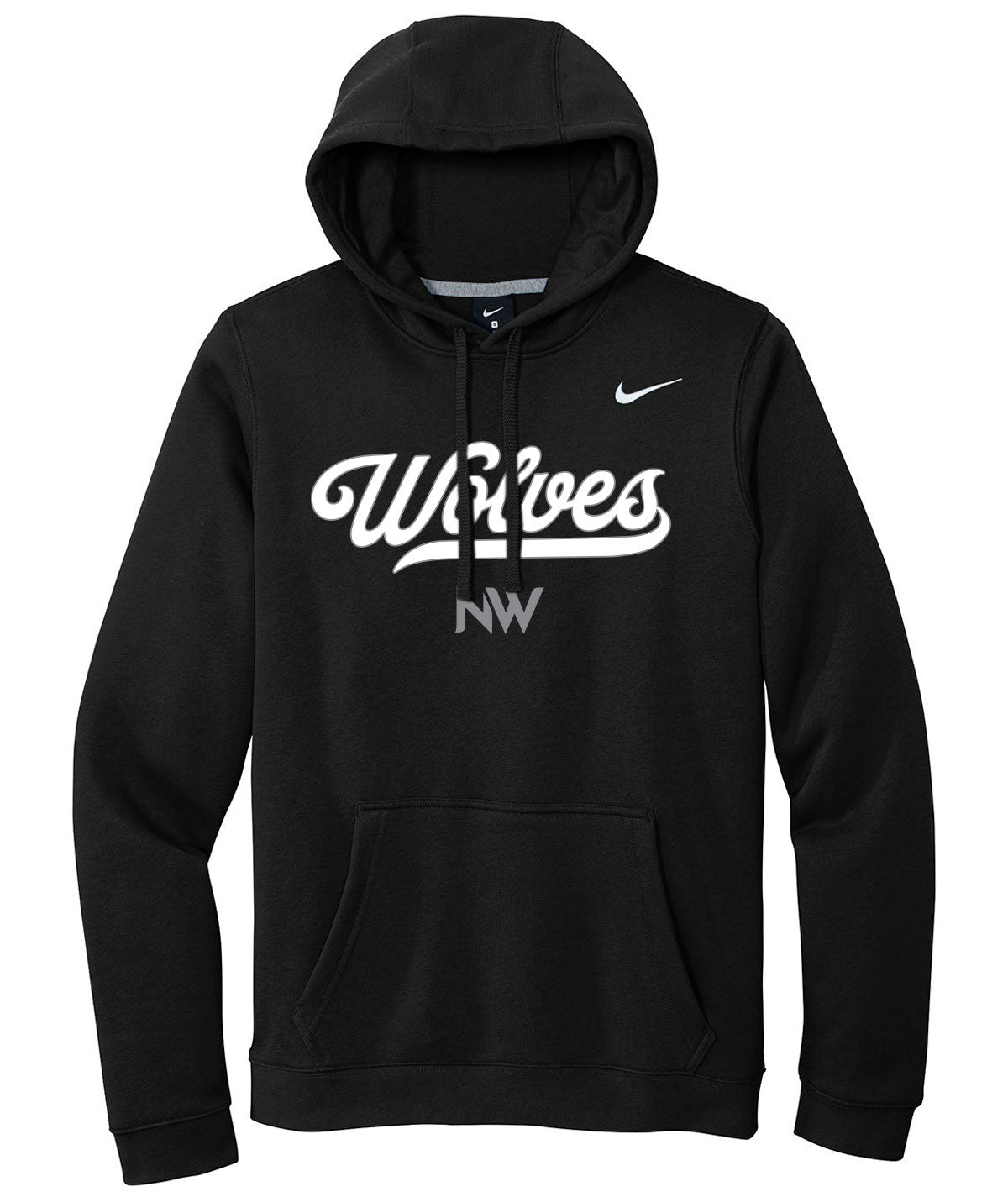 Wolves Customizable Nike Fleece Hoodie