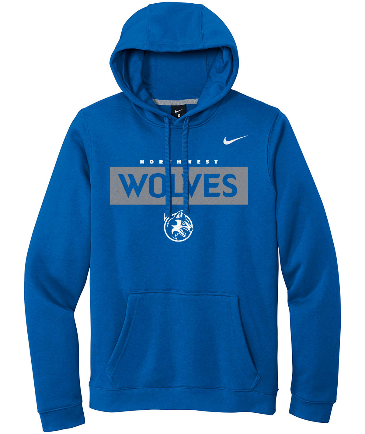 Wolves Customizable Nike Fleece Hoodie – Northwest Letterman Locker