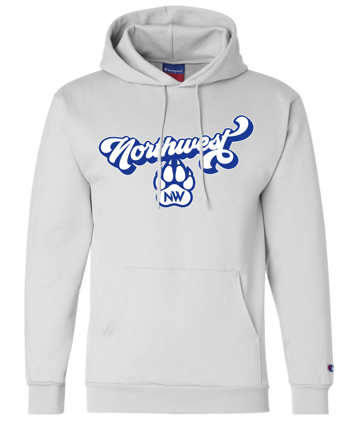 Wolves Customizable Champion Hooded Letterman – Northwest Locker Sweatshirt