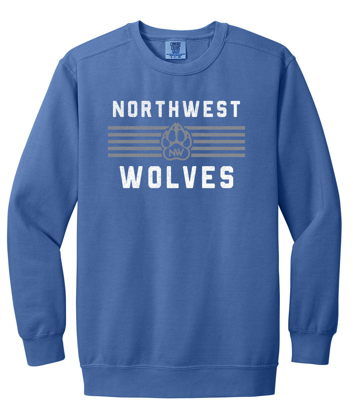 Wolves Customizable Comfort Colors Crewneck Sweatshirt