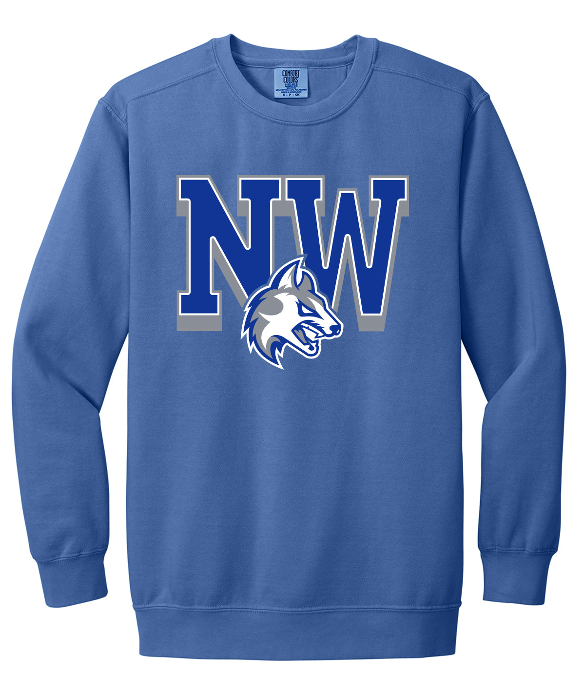 Wolves Customizable Comfort Colors Crewneck Sweatshirt