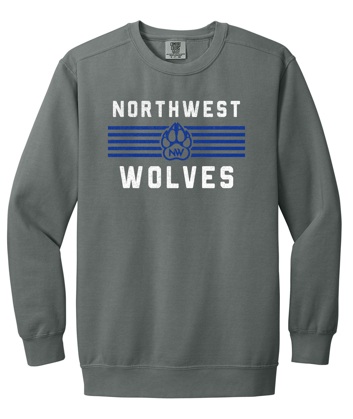 Wolves Customizable Comfort Colors Crewneck Sweatshirt