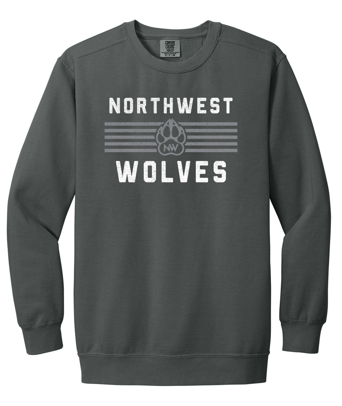 Wolves Customizable Comfort Colors Crewneck Sweatshirt