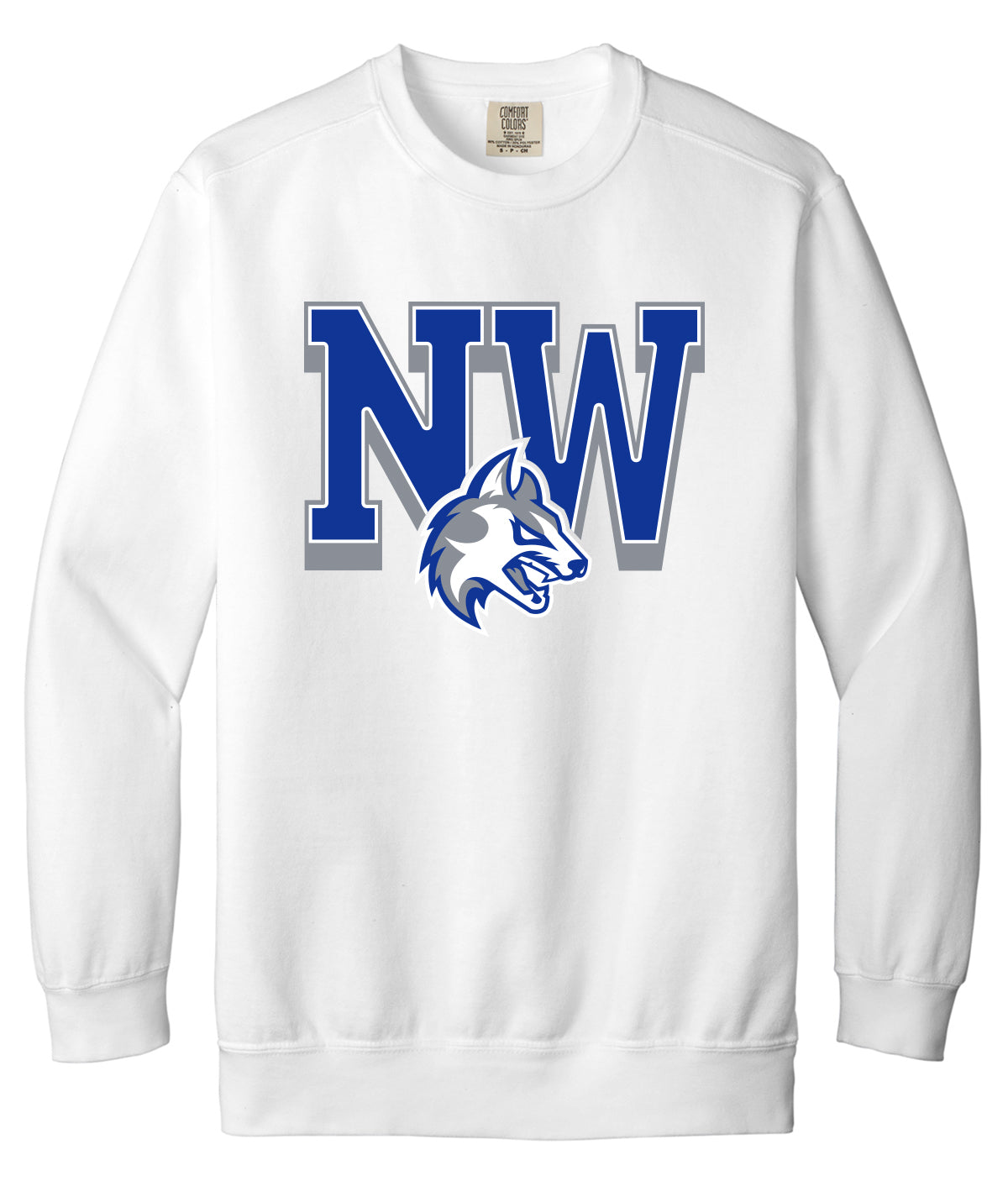 Wolves Customizable Comfort Colors Crewneck Sweatshirt