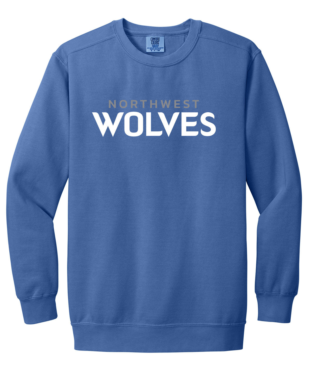 Wolves Customizable Comfort Colors Crewneck Sweatshirt