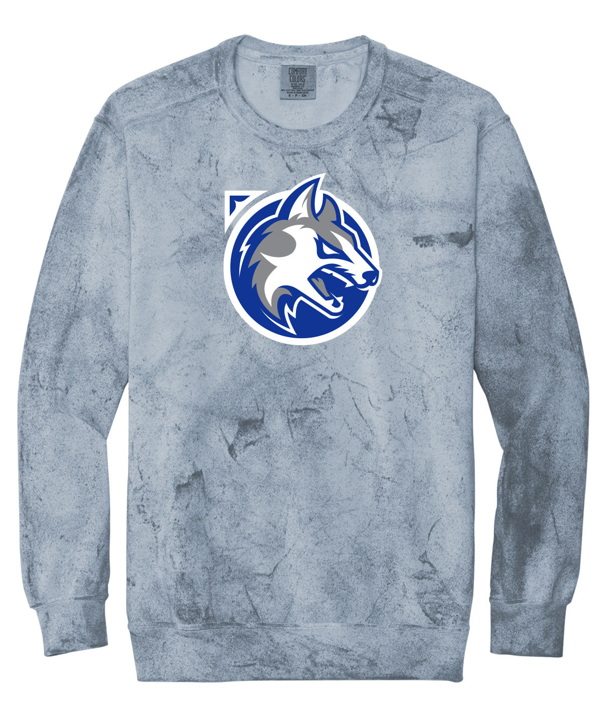 Wolves Customizable Comfort Colors Colorblast Crewneck Sweatshirt