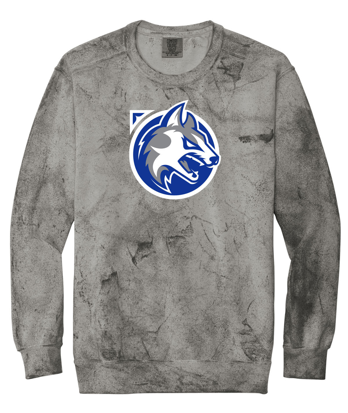 Wolves Customizable Comfort Colors Colorblast Crewneck Sweatshirt