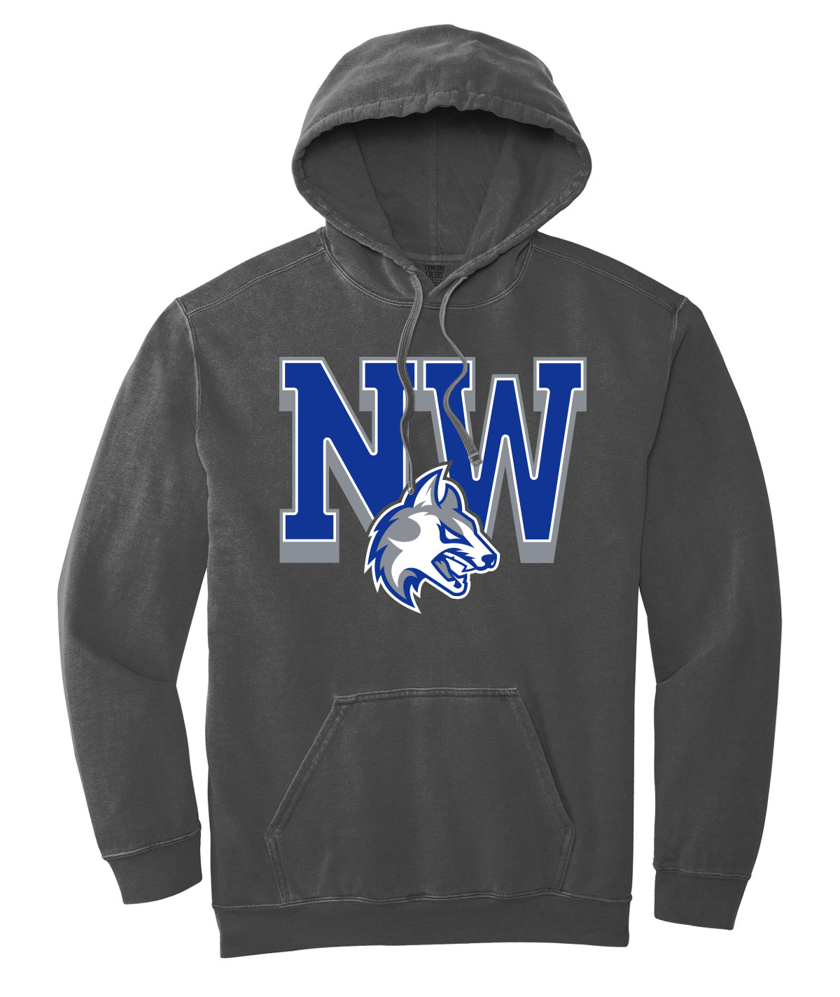 Wolves Customizable Comfort Colors Hooded Sweatshirt