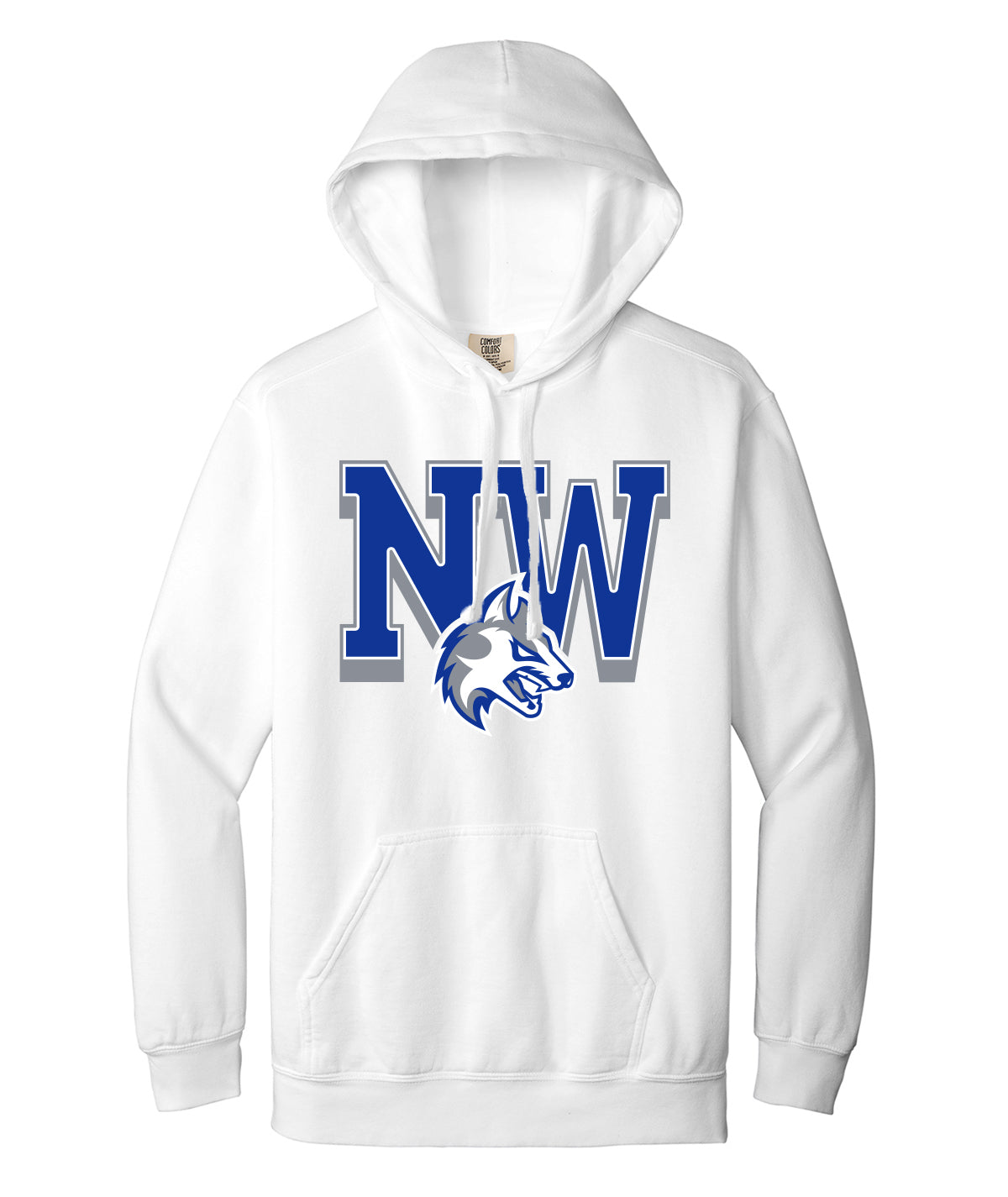 Wolves Customizable Comfort Colors Hooded Sweatshirt