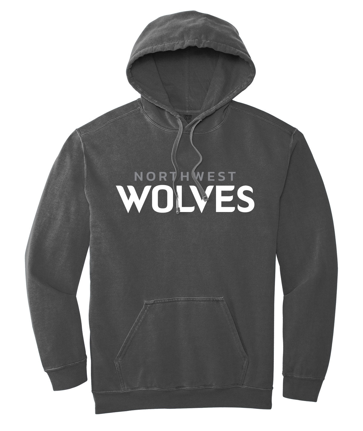 Wolves Customizable Comfort Colors Hooded Sweatshirt
