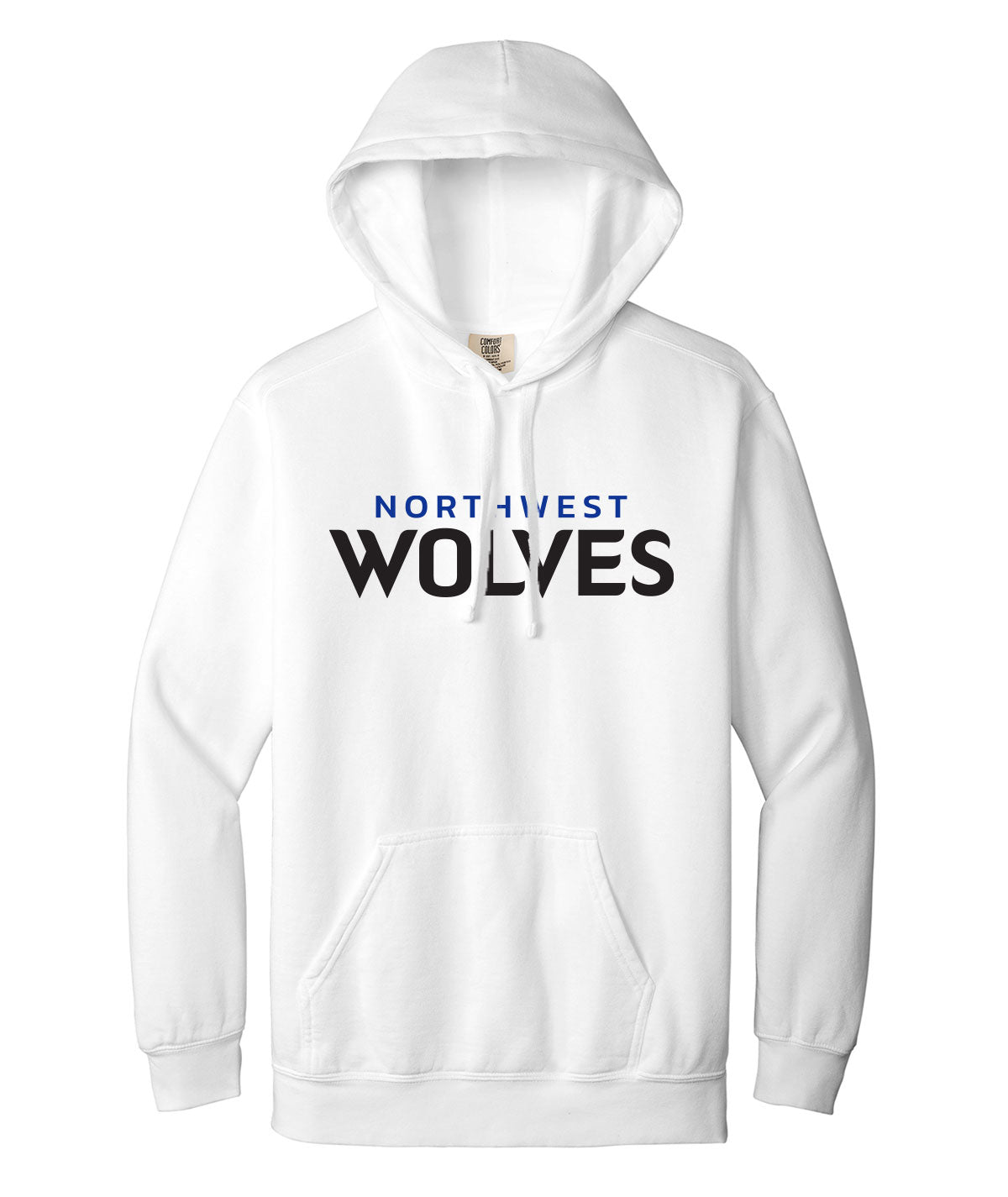 Wolves Customizable Comfort Colors Hooded Sweatshirt
