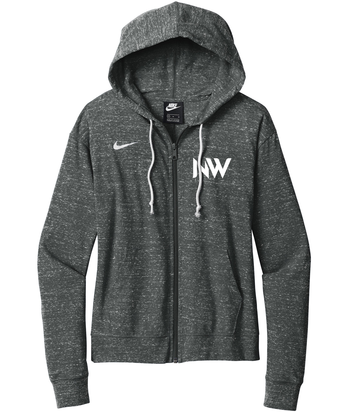 Wolves Womens Nike Gym Full-Zip Hoodie