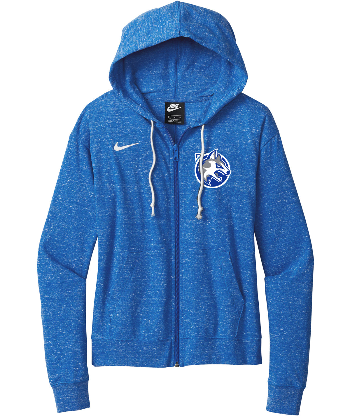 Wolves Womens Nike Gym Full-Zip Hoodie