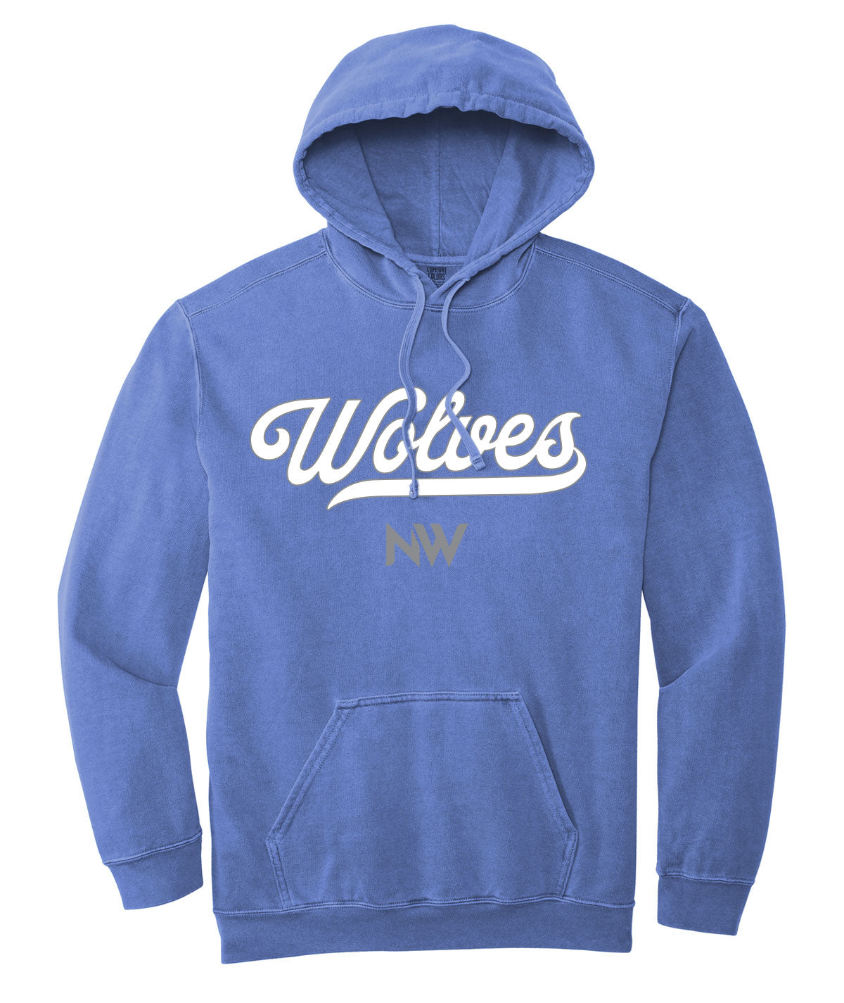 Wolves Customizable Comfort Colors Hooded Sweatshirt
