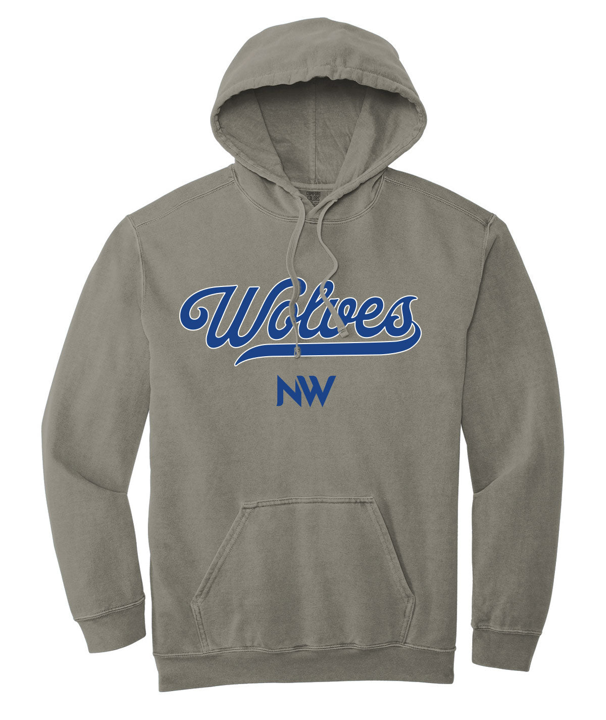 Wolves Customizable Comfort Colors Hooded Sweatshirt