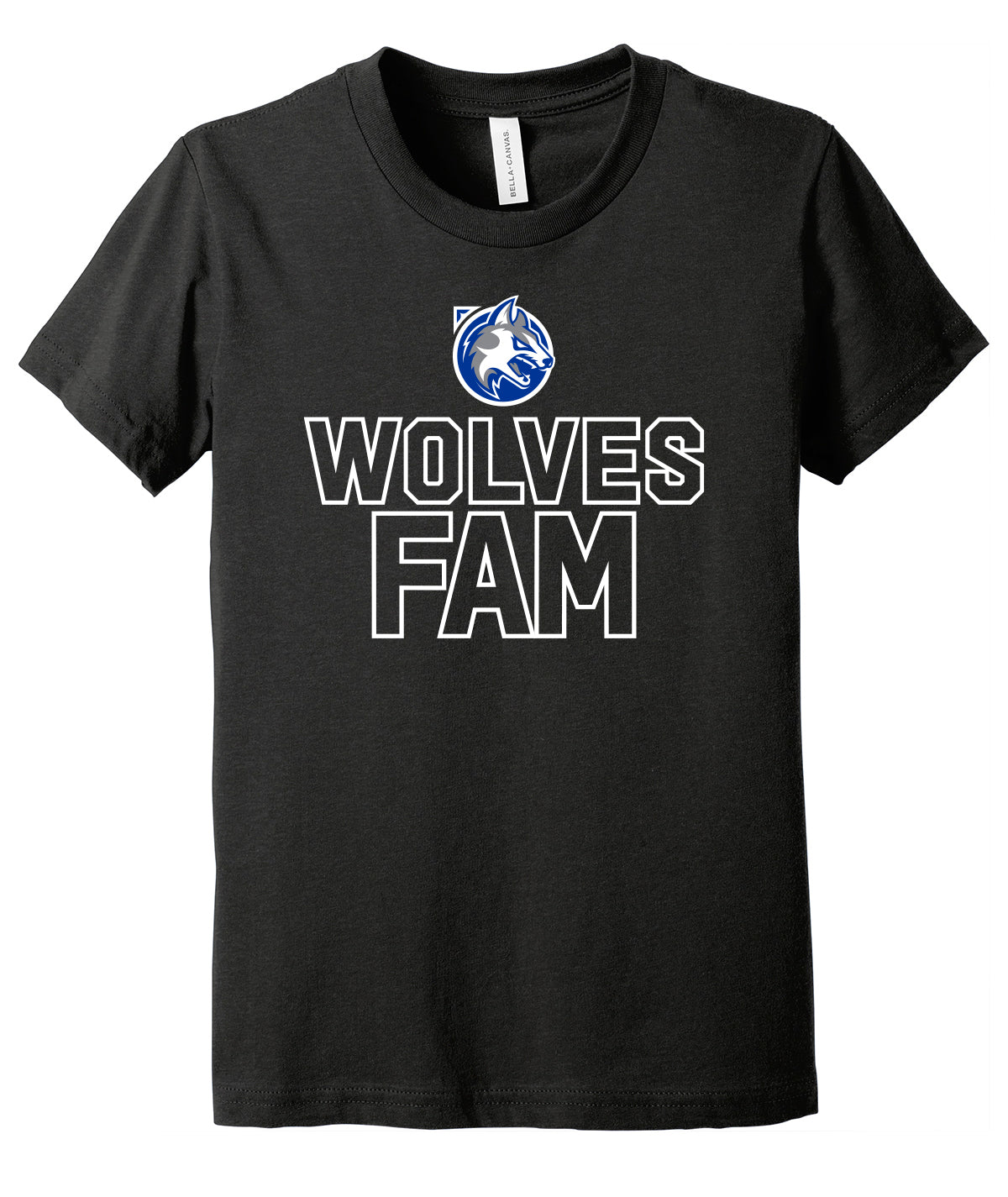 Wolves Fam Triblend Youth Tee