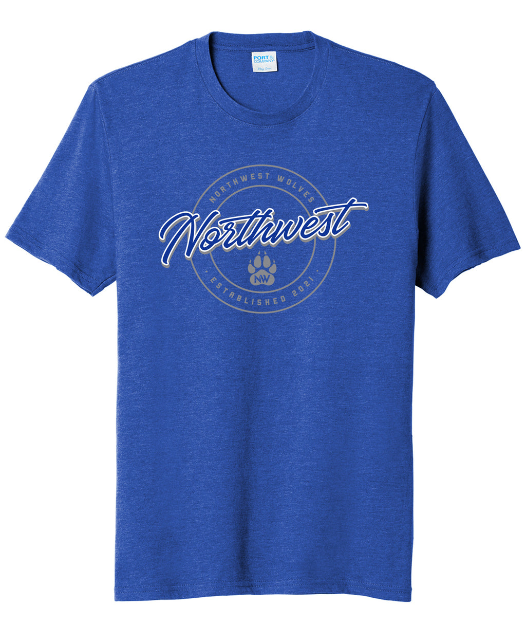 Northwest Script Tri-Blend Tee – Northwest Letterman Locker