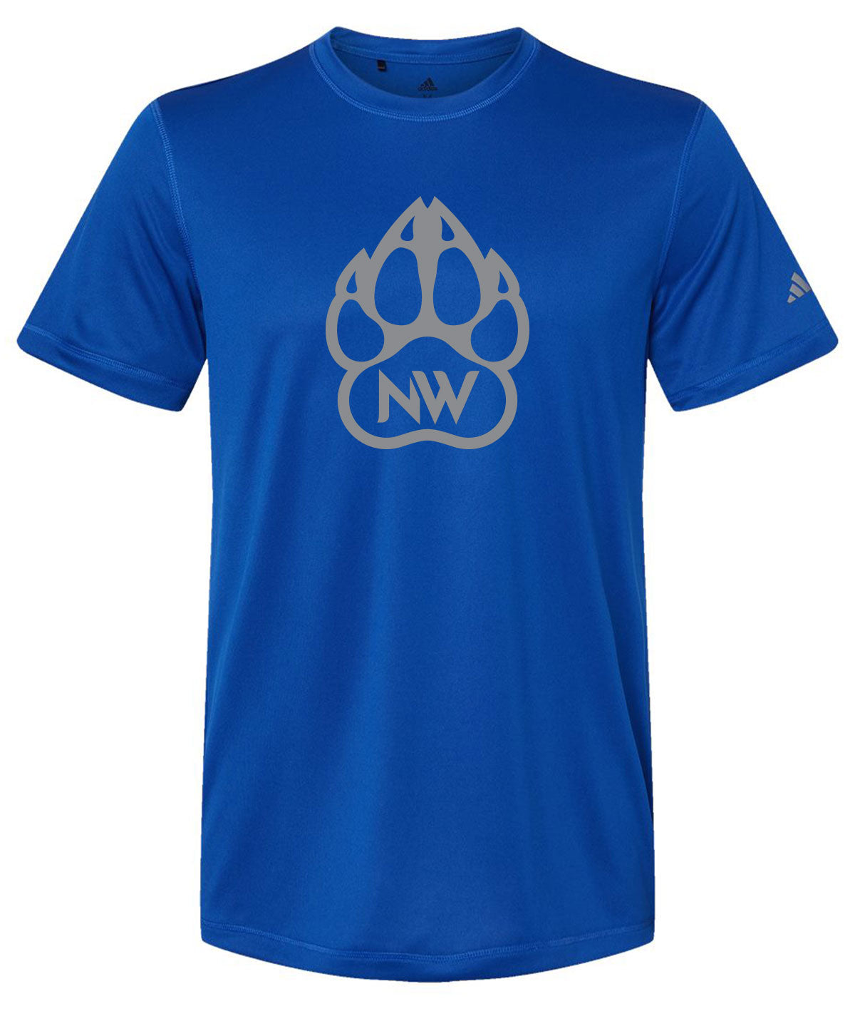 Northwest Paw Print Adidas Performance Tee