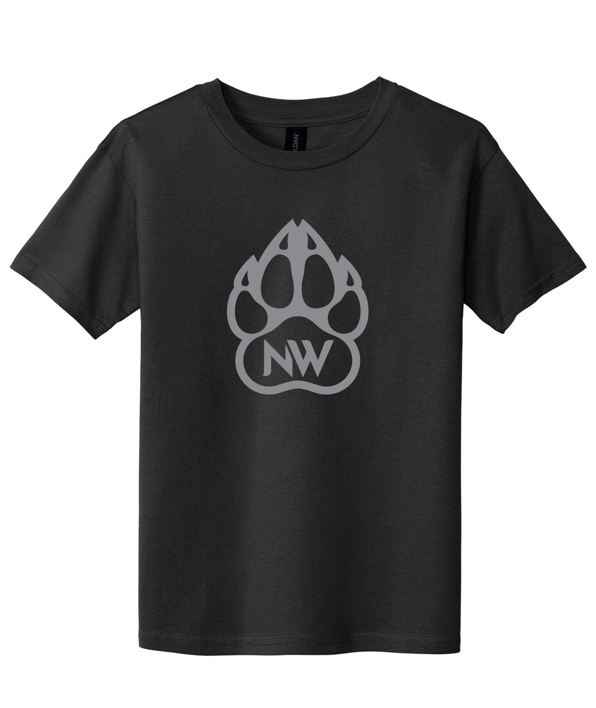 Wolf Paw Print Youth Tee