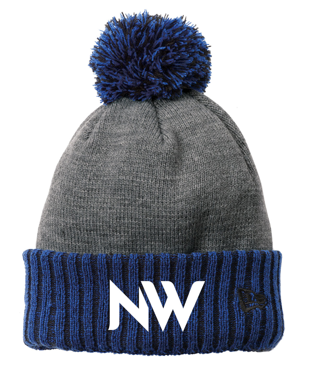 NW Wolves Colorblock Cuffed Beanie