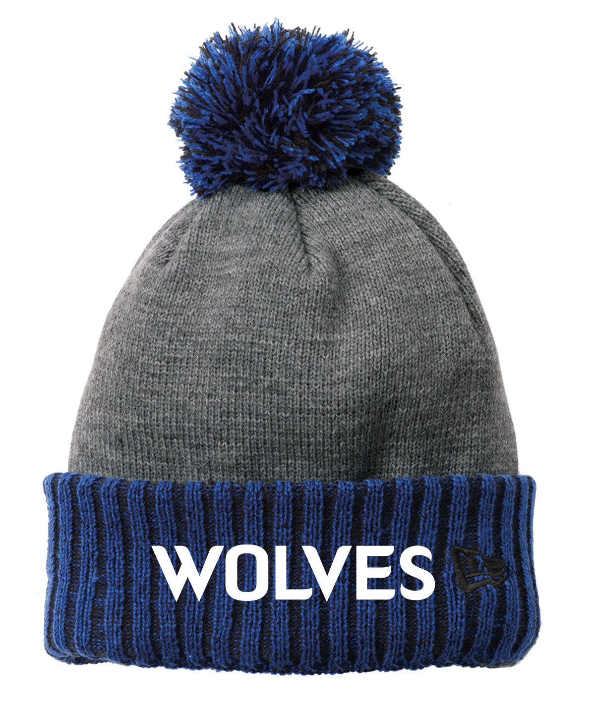 NW Wolves Colorblock Cuffed Beanie