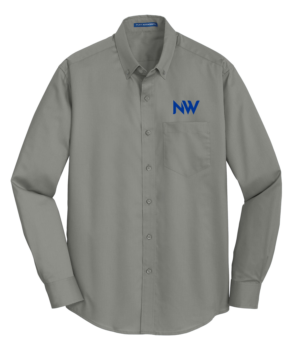 District Mens Long-Sleeve Twill Shirt