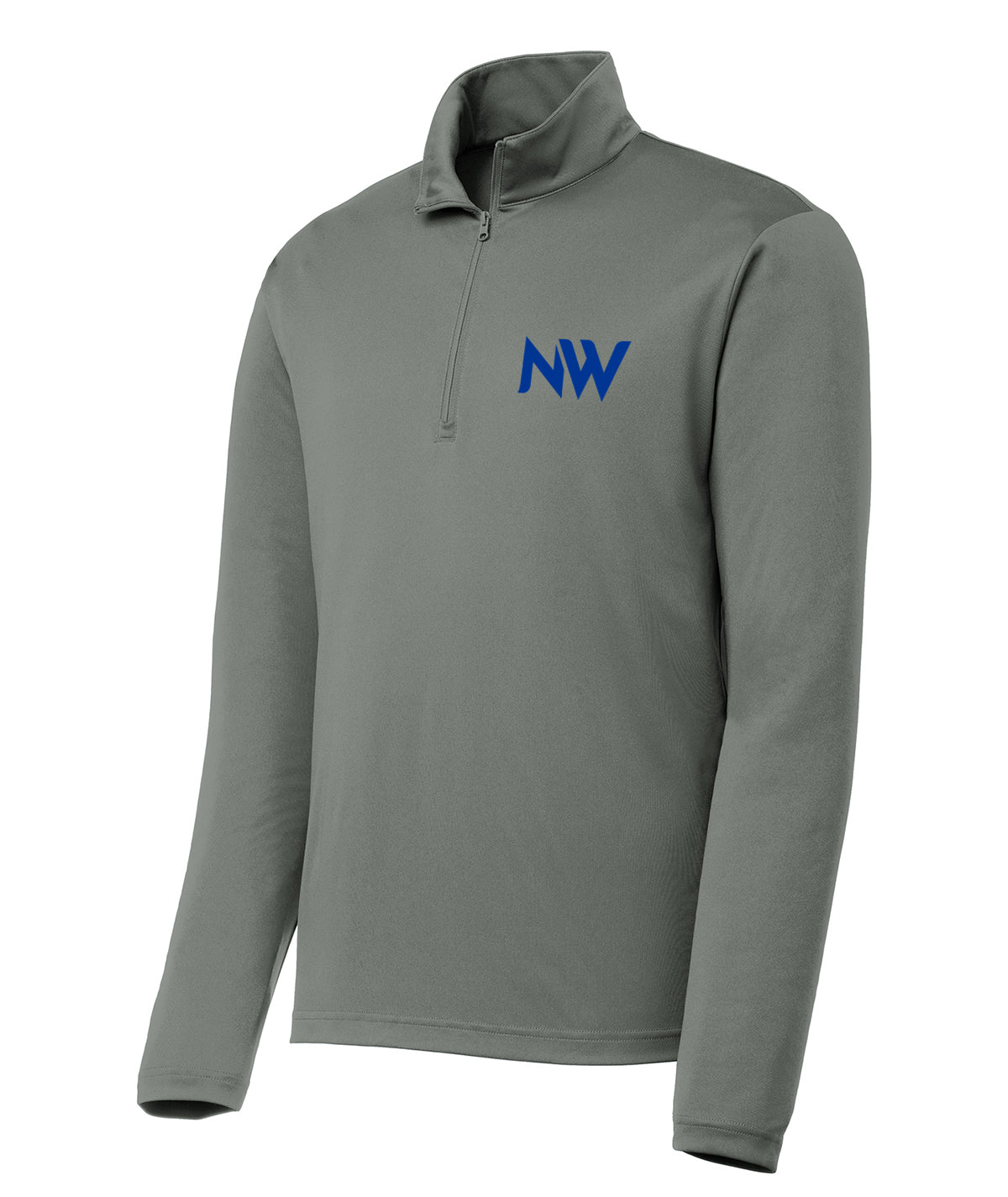 District Mens 1/4 Zip Solid Pullover