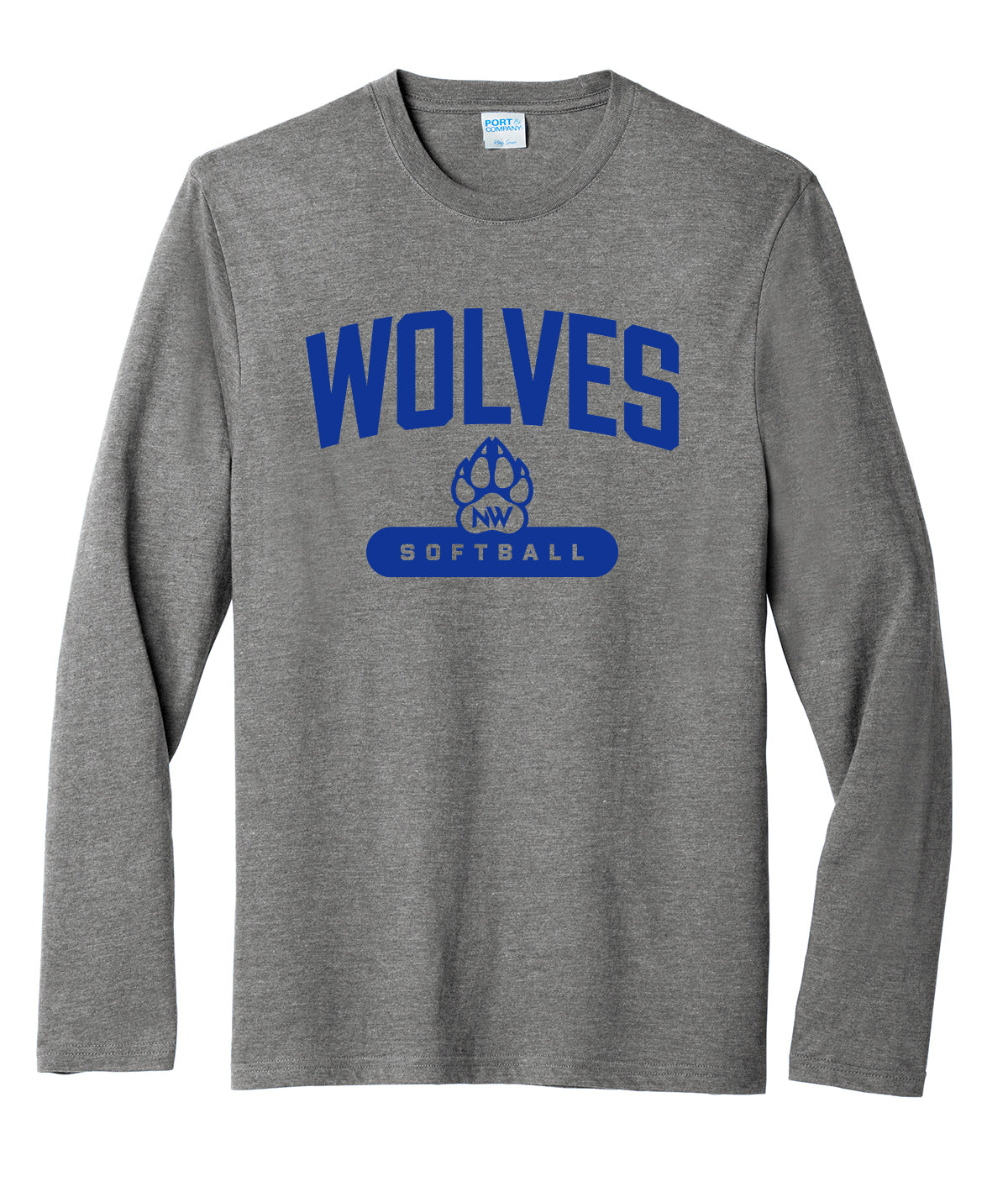 Wolves Softball Fan Favorite Long-Sleeve Soft Tee